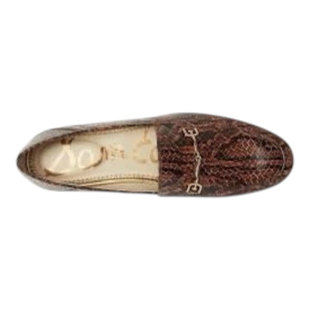 Sam Edelman
Loraine Snake Print Leather Bit Buckle Flat Loafers - Picture 2 of 3